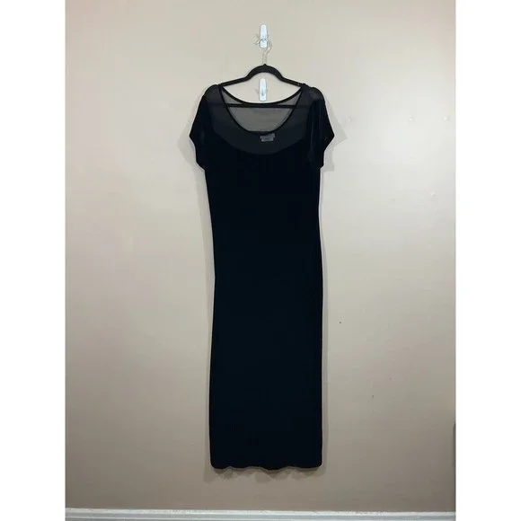 black a line formal dress Long Beaded A-Line Formal Dress with Long Sleeves Black / 8 main image 1